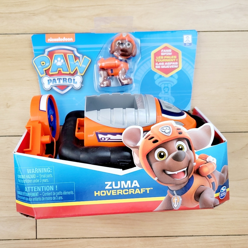 Paw Patrol Zuma Hovercraft Vehicle & Figure